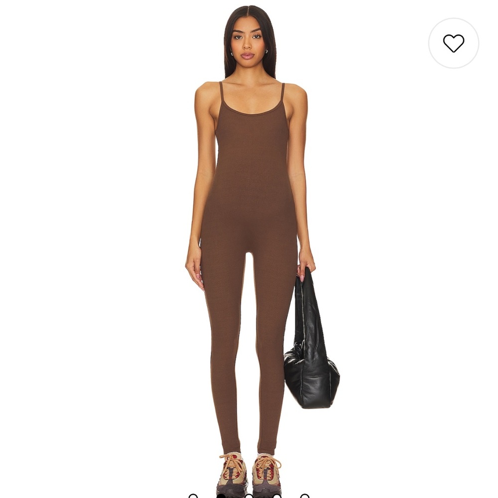 Bumpsuit Maternity unitard in mocha